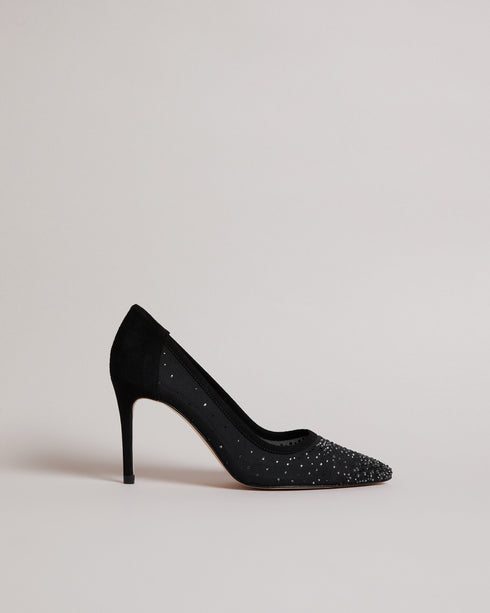 <P>105Mm Diamante Court Shoe</P>
